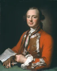 Teniente Coronel James Adolphus Oughton (1720-80) 37º Regimiento de Infantería, c.1753